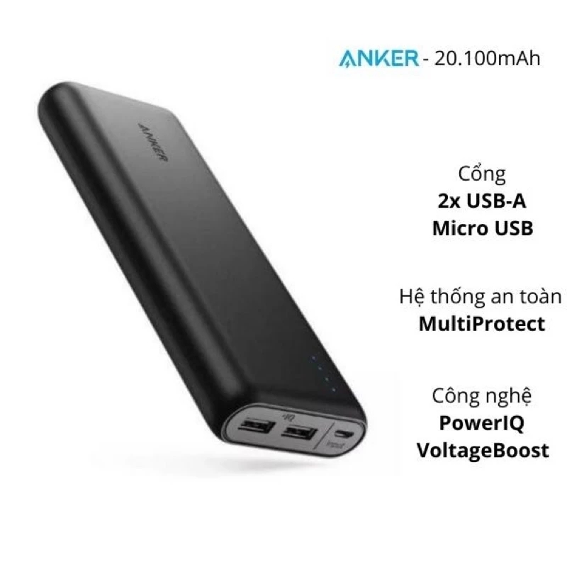 Pin sạc dự phòng Anker PowerCore 20000mAh