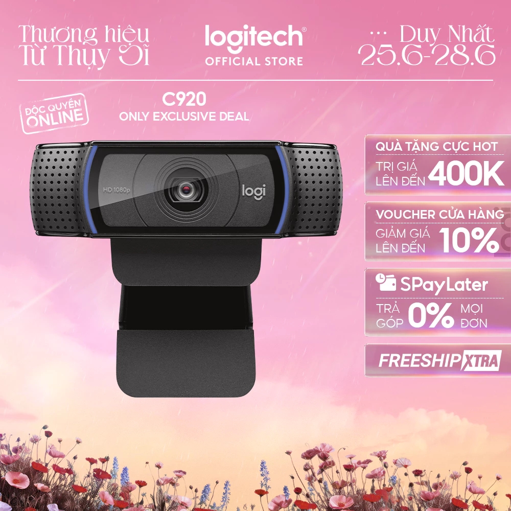 Webcam Logitech C920 Pro Full HD 1080p